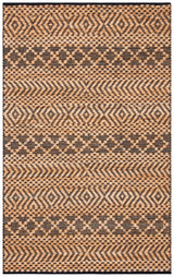 Safavieh Kilim 4'-0" x 6'-0" Rug in Natural / Black