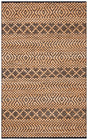 Safavieh Kilim 4'-0" x 6'-0" Rug in Natural / Black