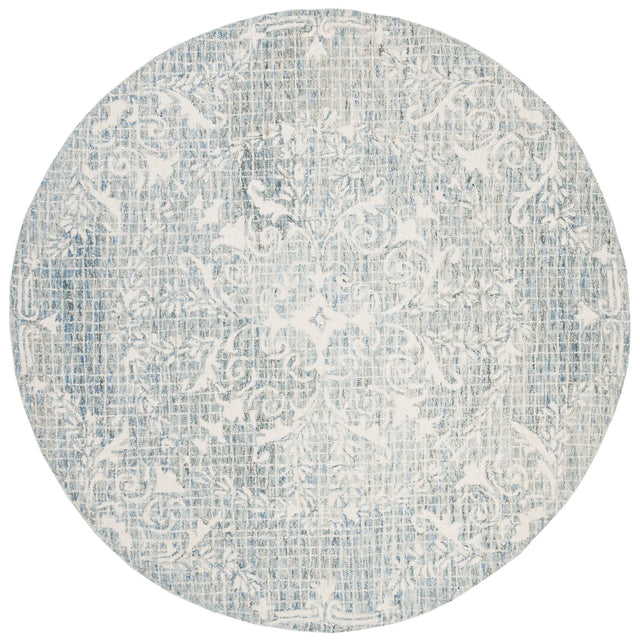 Safavieh Abstract 6'-0" x 6'-0" Rug in Light Blue