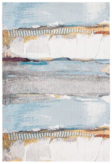 Safavieh Aria 4'-0" x 6'-0" Rug in Ivory / Light Blue