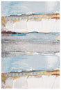 Safavieh Aria 4'-0" x 6'-0" Rug in Ivory / Light Blue
