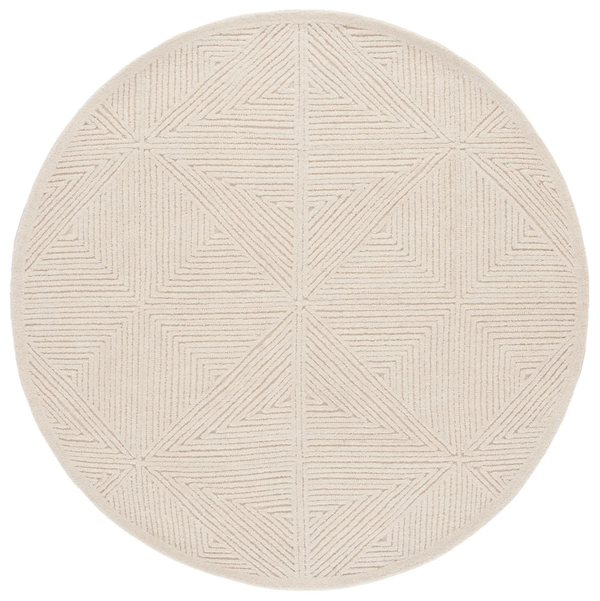 Safavieh Textural 6'-0" x 6'-0" Rug in Ivory