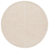 Safavieh Textural 6'-0" x 6'-0" Rug in Ivory