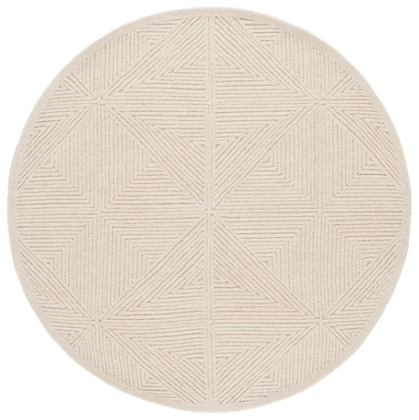 Safavieh Textural 6'-0" x 6'-0" Rug in Ivory