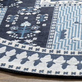 Safavieh Classic Vintage 6'-0" x 6'-0" Rug in Navy / Light Blue