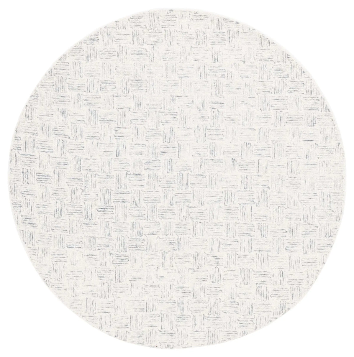 Safavieh Micro-Loop 5'-0" x 5'-0" Rug in Grey / Ivory