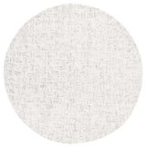 Safavieh Micro-Loop 5'-0" x 5'-0" Rug in Grey / Ivory
