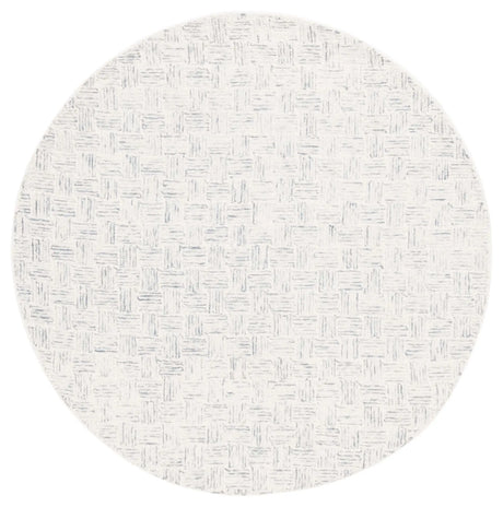 Safavieh Micro-Loop 5'-0" x 5'-0" Rug in Grey / Ivory