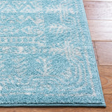 Safavieh Tulum 4'-0" x 6'-0" Rug in Aqua / Ivory