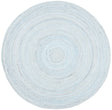 Safavieh Braided 5'-0" x 5'-0" Rug in Blue / Grey