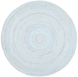 Safavieh Braided 5'-0" x 5'-0" Rug in Blue / Grey
