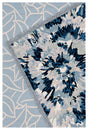 Safavieh Fifth Avenue 4'-0" x 6'-0" Rug in Light Blue / Navy