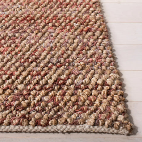 Safavieh Bohemian 4'-0" x 6'-0" Rug in Natural / Pink