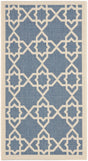 Safavieh Courtyard 2'-0" x 3'-7" Rug in Blue / Beige