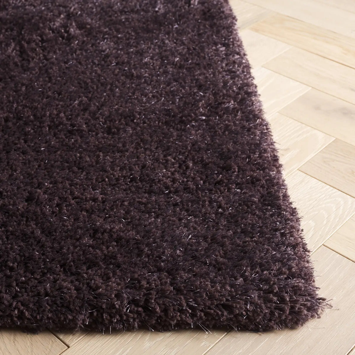 Safavieh Sg-Sbs-South Beach Shag 4'-0" x 6'-0" Rug in Lavander