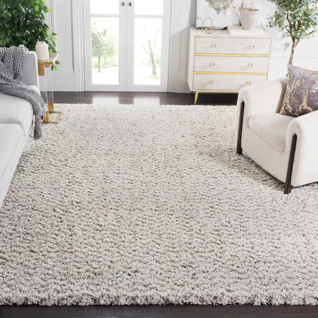 Safavieh Hudson Shag 10'-0" x 14'-0" Rug in Ivory / Grey
