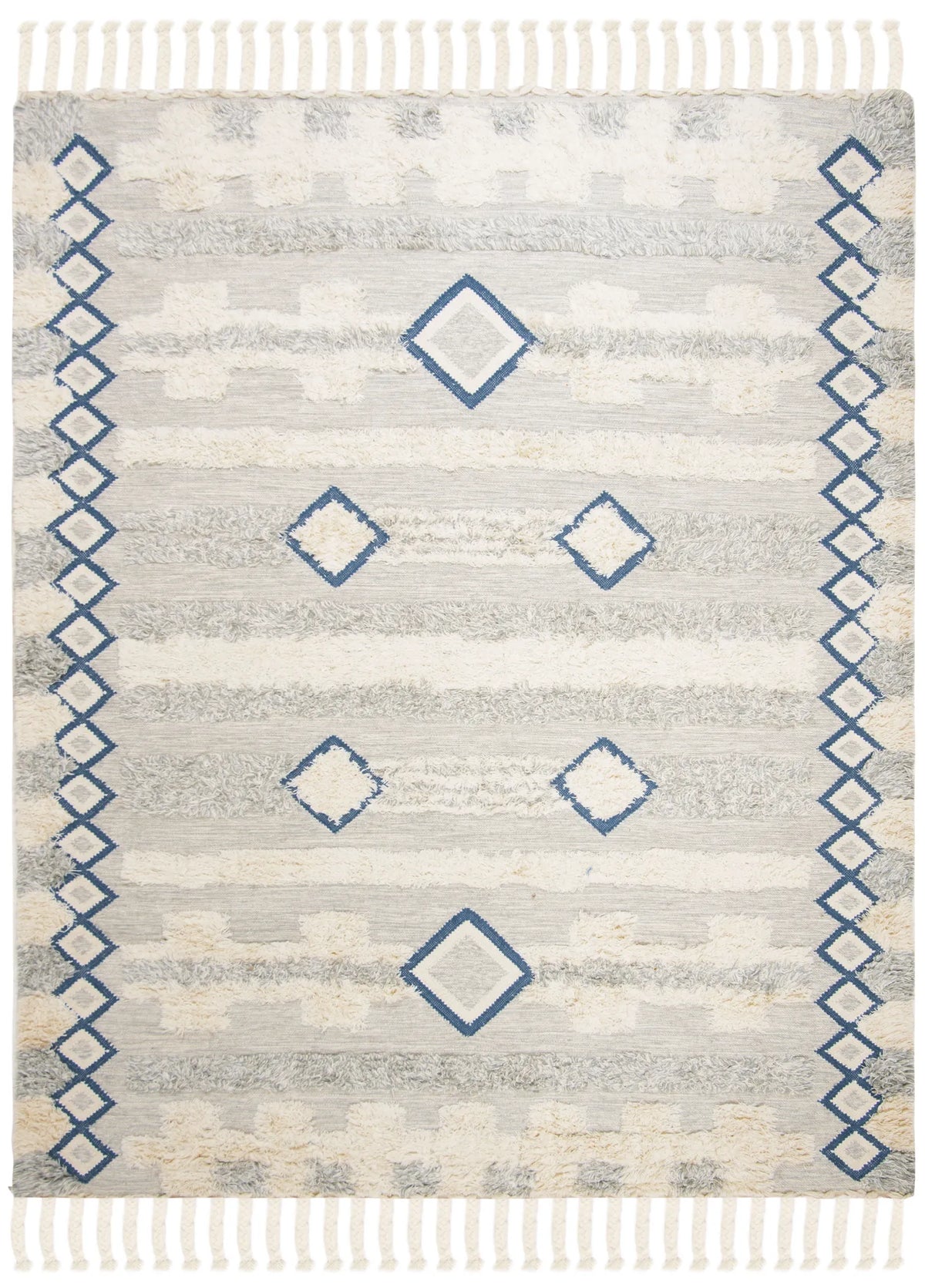 Safavieh Kenya 6'-0" x 9'-0" Rug in Grey / Ivory