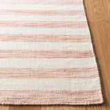 Safavieh Dhurries 4'-0" x 6'-0" Rug in Rust / Ivory