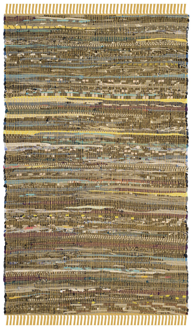 Safavieh Rag Rug 2'-0" x 3'-0" Rug in Yellow / Multi