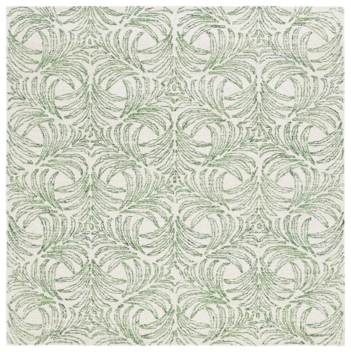 Safavieh Martha Stewart 300 6'-0" x 6'-0" Rug in Ivory / Green