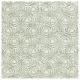 Safavieh Martha Stewart 300 6'-0" x 6'-0" Rug in Ivory / Green