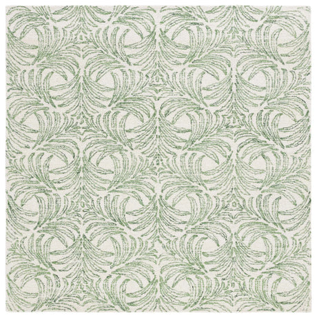 Safavieh Martha Stewart 300 6'-0" x 6'-0" Rug in Ivory / Green