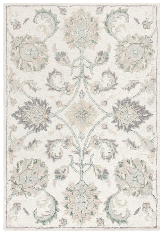 Safavieh Glamour 4'-0" x 6'-0" Rug in Ivory / Grey