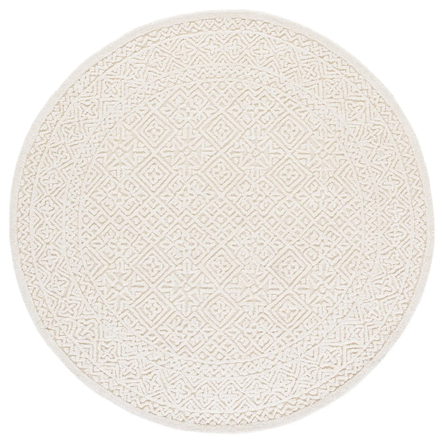Safavieh Textural 6'-0" x 6'-0" Rug in Ivory