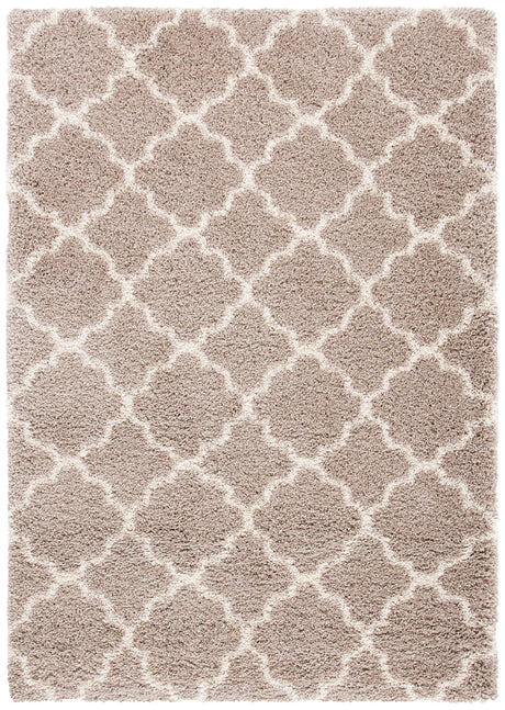 Safavieh Hudson Shag 4'-0" x 6'-0" Rug in Beige / Ivory