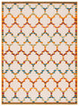Safavieh Cabana 4'-5" x 6'-5" Rug in Ivory / Orange
