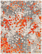 Safavieh Madison 10'-0" x 14'-0" Rug in Grey / Orange