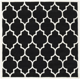 Safavieh Chatham 7'-0" x 7'-0" Rug in Black / Ivory