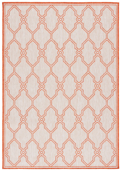 Safavieh Beach House 4'-0" x 6'-0" Rug in Beige / Orange
