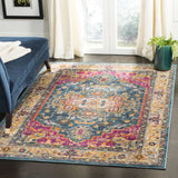 Safavieh Madison 200 4'-0" x 6'-0" Rug in Blue / Multi