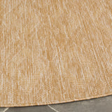 Safavieh Courtyard 5'-3" x 5'-3" Rug in Natural / Natural