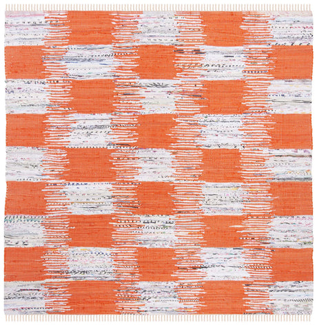 Safavieh Montauk 6'-0" x 6'-0" Rug in Orange / Multi