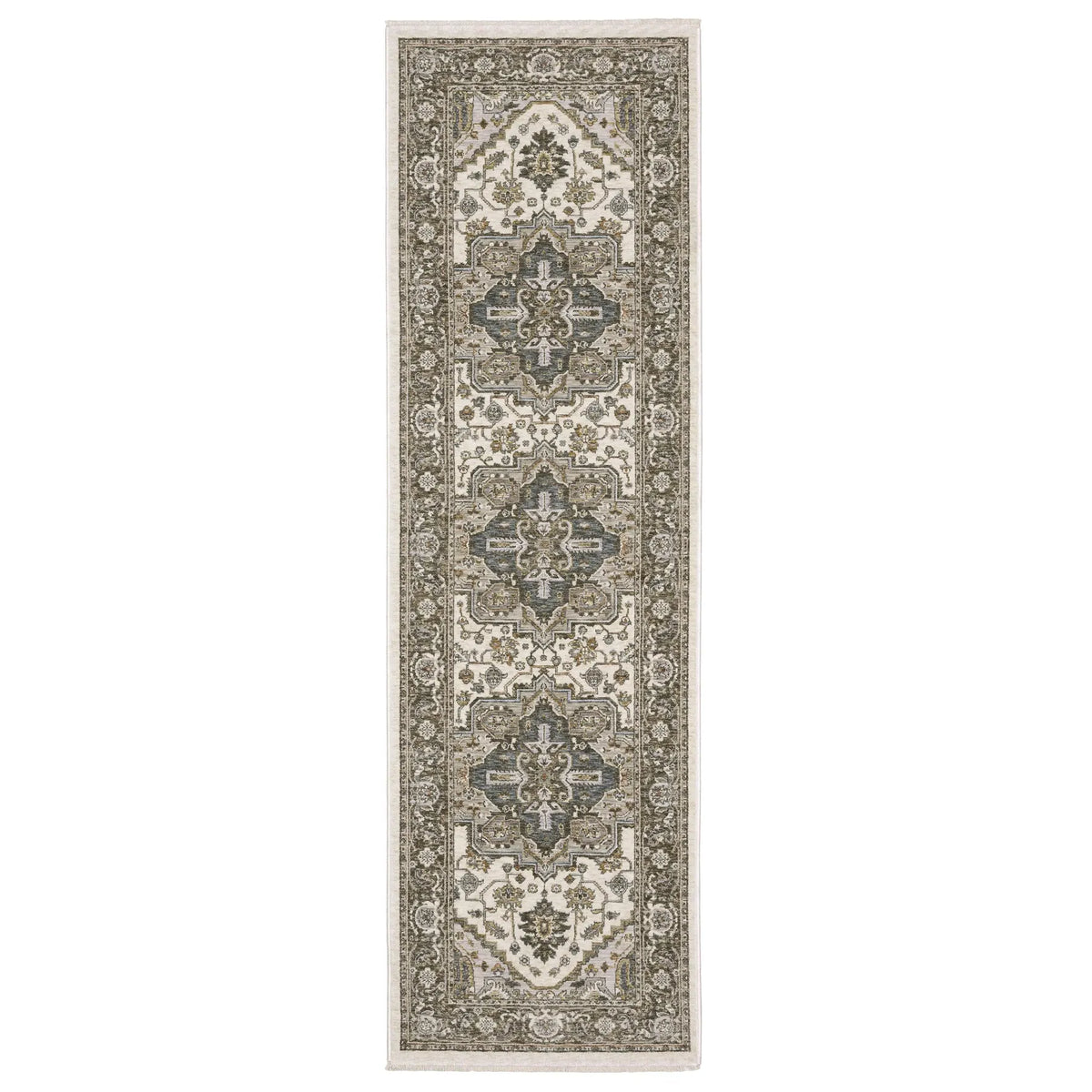 Oriental Weavers Sphinx Maharaja 1144Y Ivory/ Gold Rug - runner