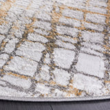 Safavieh Meadow 500 6'-7" x 6'-7" Rug in Light Grey / Gold
