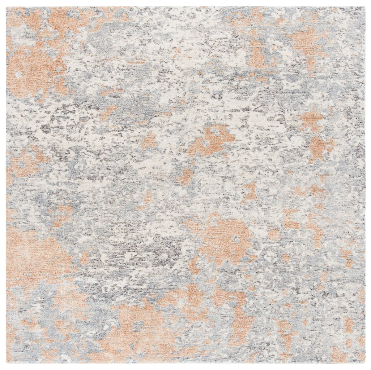 Safavieh Restoration Vintage 6'-0" x 6'-0" Rug in Rust / Grey