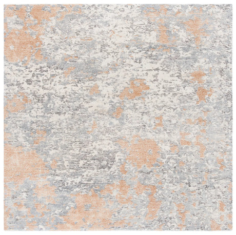 Safavieh Restoration Vintage 6'-0" x 6'-0" Rug in Rust / Grey