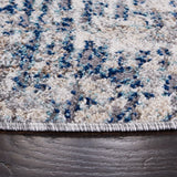 Safavieh Aston 6'-7" x 6'-7" Rug in Grey / Navy
