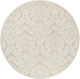 Safavieh Blossom 6'-0" x 6'-0" Rug in Silver / Ivory
