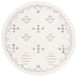 Safavieh Casablanca 6'-0" x 6'-0" Rug in Ivory / Black