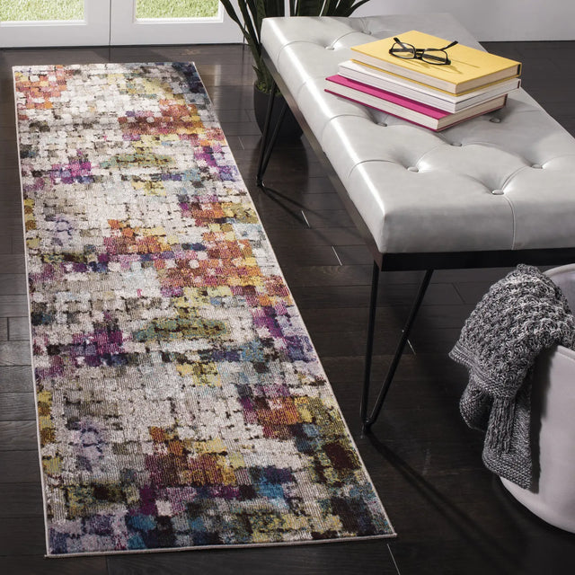 Safavieh Aria 2'-0" x 10'-0" Rug in Cream / Rust