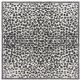 Safavieh Metro 6'-0" x 6'-0" Rug in Black / Ivory