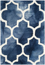 Safavieh Dip Dye 2'-0" x 3'-0" Rug in Navy / Ivory
