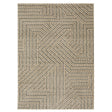 Oriental Weavers Sphinx ECHO ECH01 Beige Geometric Rugs - main flat