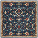Safavieh Heritage 6'-0" x 6'-0" Rug in Navy / Multi