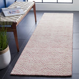 Safavieh Metro 2'-3" x 8'-0" Rug in Dark Pink / Ivory