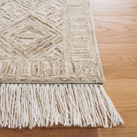 Safavieh Ikat 4'-0" x 6'-0" Rug in Ivory / Sage